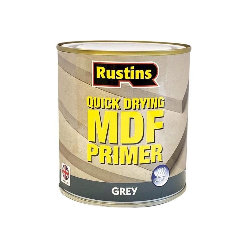 Rustins Quick Drying MDF Primer Grey 250ml