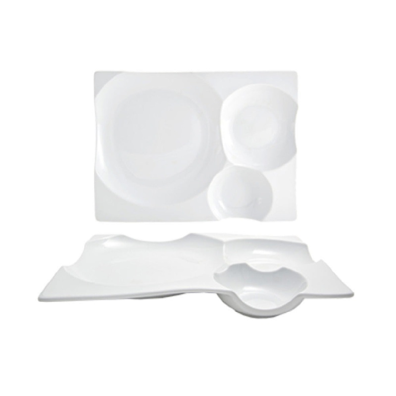 FOH DDP050WHP21 Promotional Pricing May Be Available! Contact Your FOH Sales Representative For Details! Harmony Bento Plate
