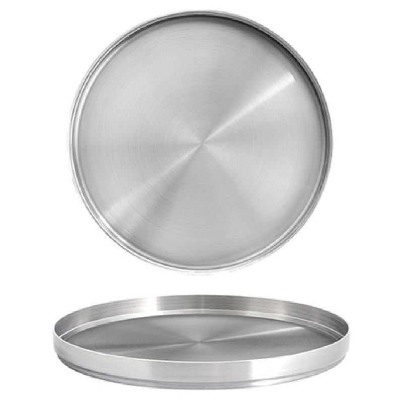 FOH DSP038BSS23 Soho Plate 7-1/2 Dia. X 1/2H Round