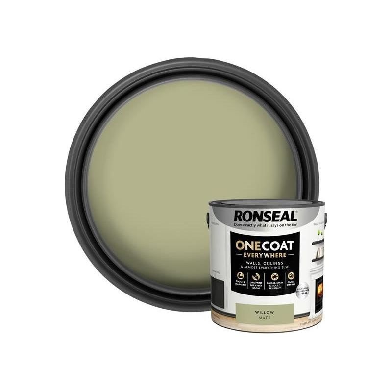 Ronseal One Coat Everywhere Interior Willow Matt 2.5 litre