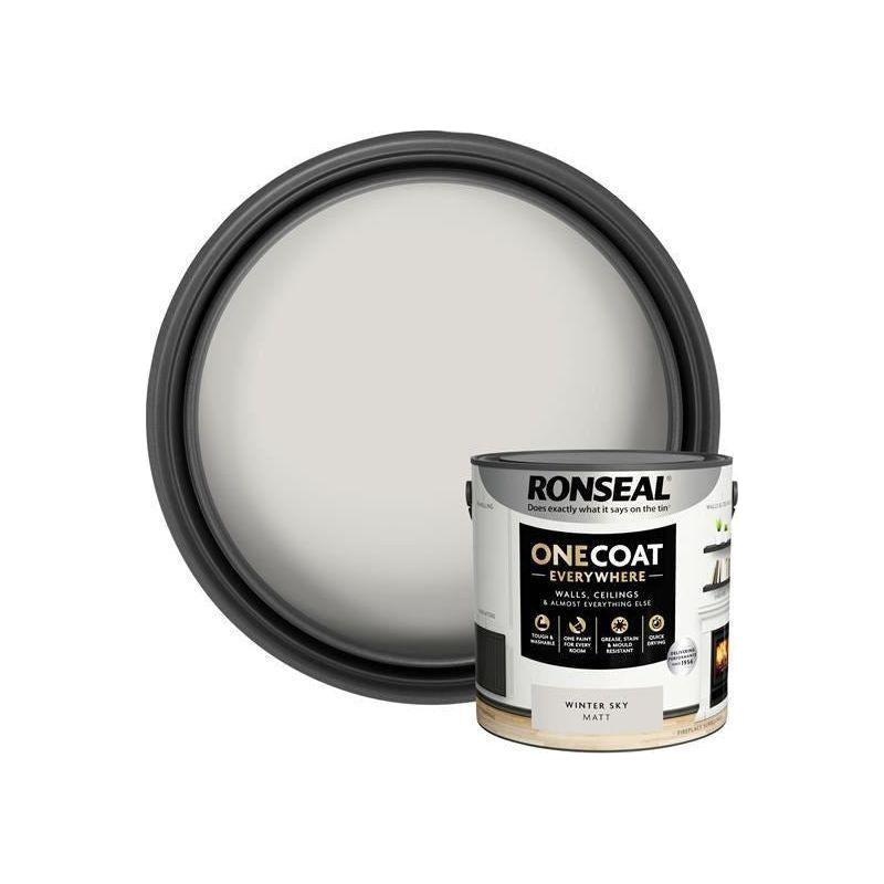 Ronseal One Coat Everywhere Interior Winter Sky Matt 2.5 litre