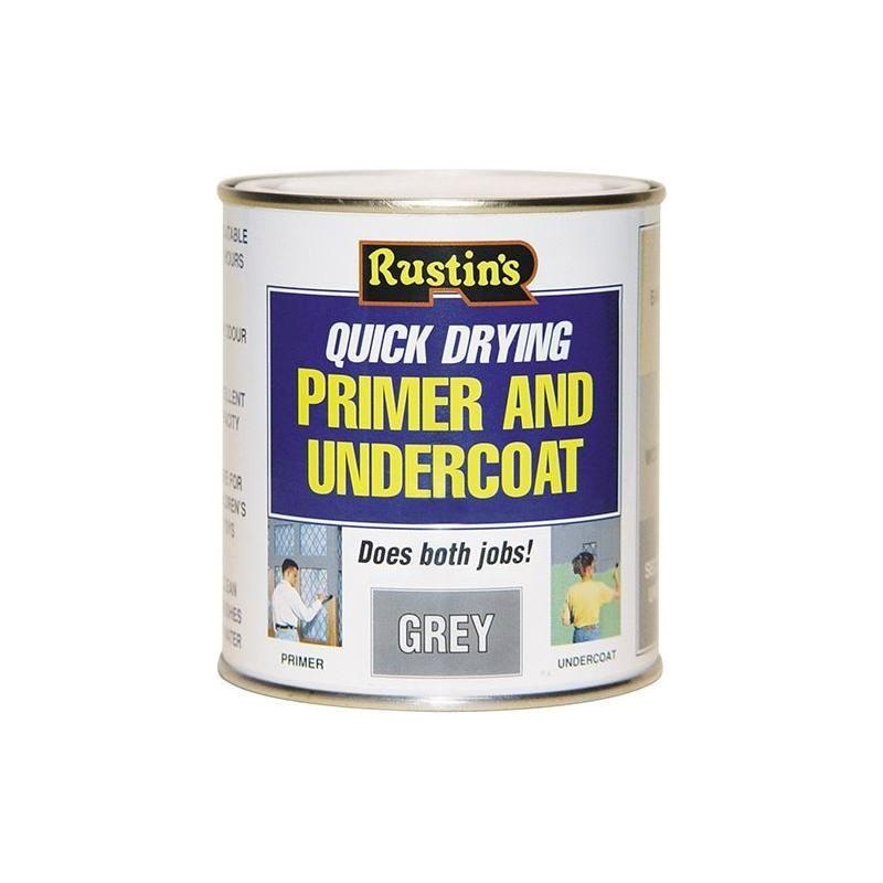 Rustins Quick Dry Primer & Undercoat Grey 250ml