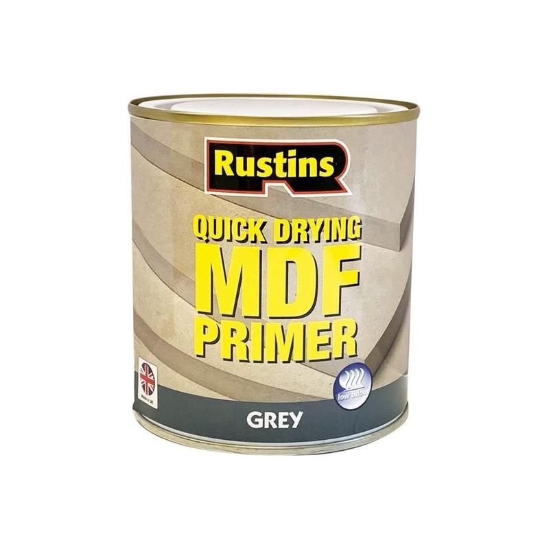 Rustins Quick Drying MDF Primer Grey 500ml