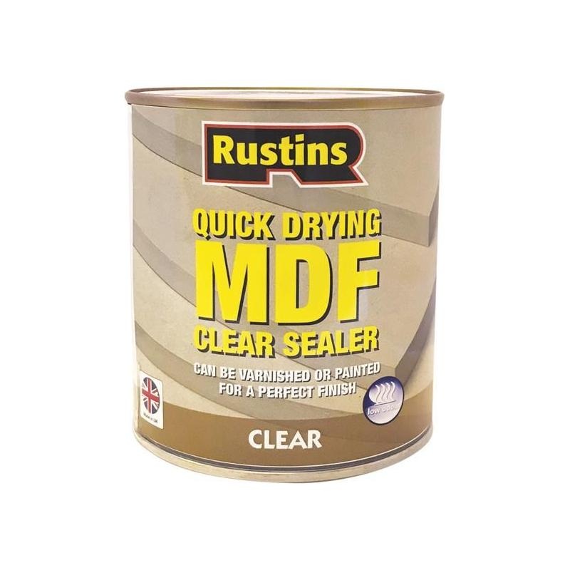 Rustins Quick Drying MDF Sealer Clear 250ml