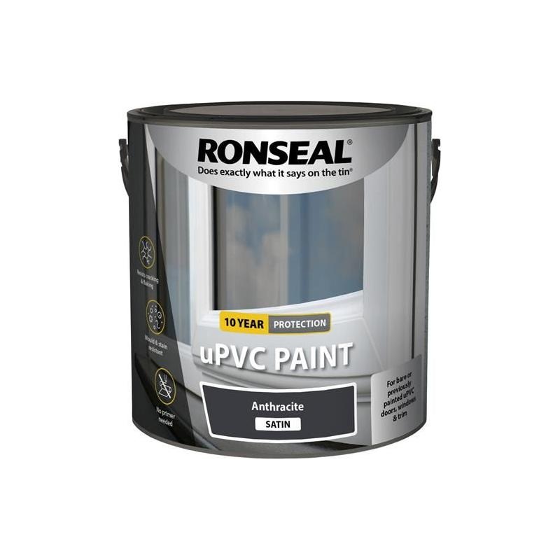 Ronseal uPVC Paint Anthracite Satin 2.5 litre