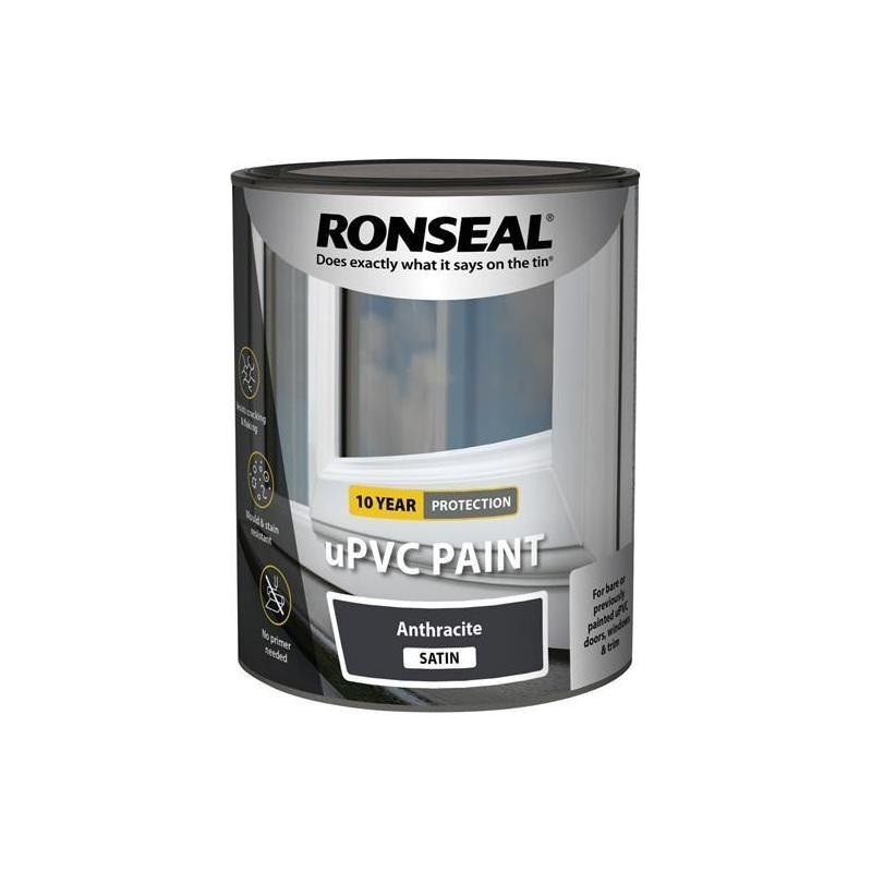 Ronseal uPVC Paint Anthracite Satin 750ml