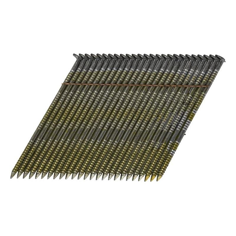 Bostitch 28 Bright Ring Shank Stick Nails 2.8 x 75mm (Pack 2000)