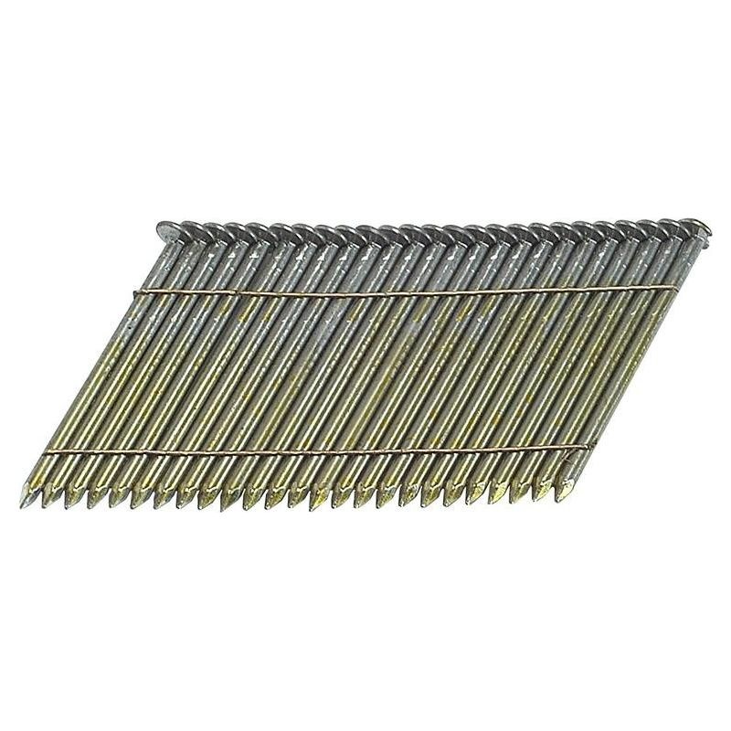 Bostitch 28 Bright Ring Shank Stick Nails 3.1 x 90mm (Pack 2000)