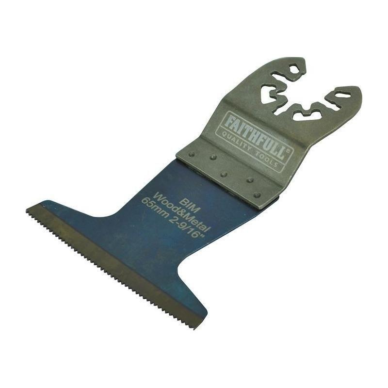 Faithfull Premium Arc Cut Wood & Metal Bi-Metal Blade 65mm