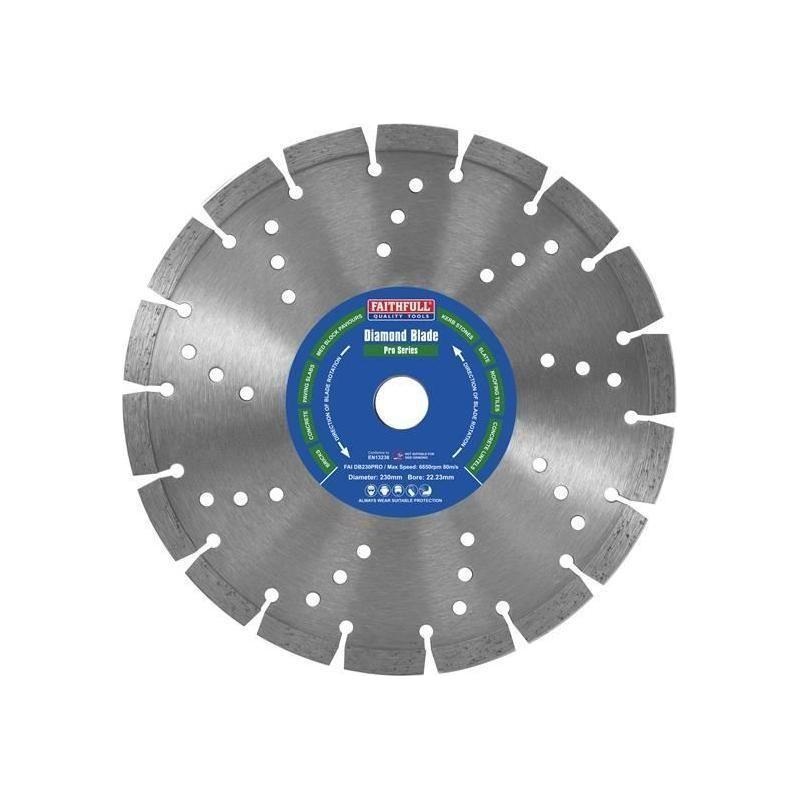 Faithfull Professional Diamond Blade 230 x 22mm