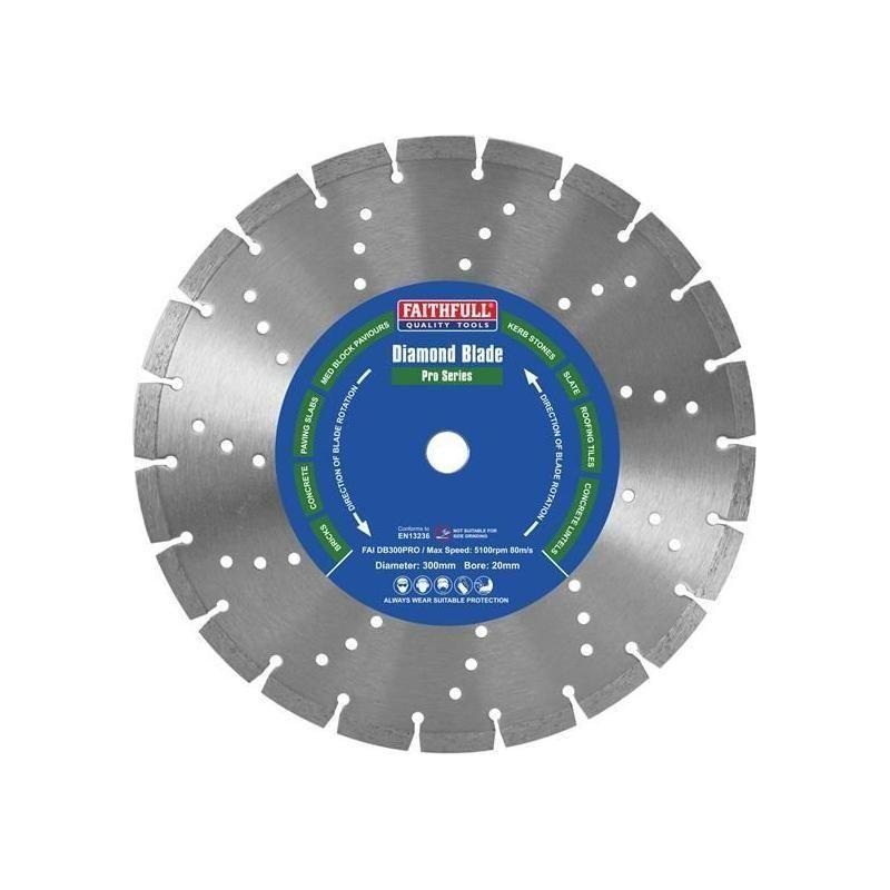Faithfull Professional Diamond Blade 300 x 20mm