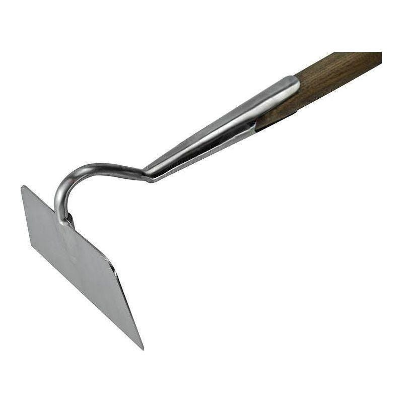 Faithfull Prestige Stainless Steel Draw Hoe Ash Handle