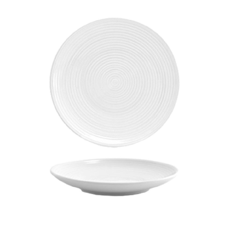 FOH DAP069WHP23 Spiral Plate 5 Dia. Round