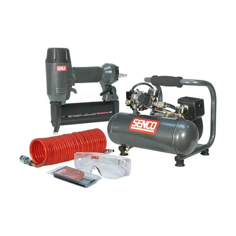 Senco Finish Pro 18 Pneumatic Nailer & 1 HP Compressor Kit 110V