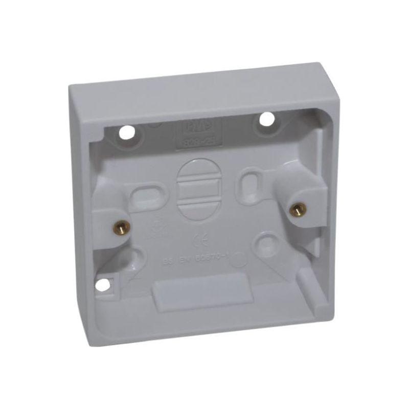 Smj Pattress Box Single 19mm Trade Pack