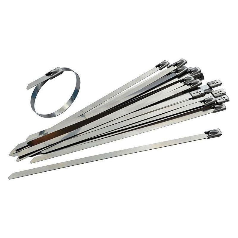 Faithfull Stainless Steel Cable Ties 4.6 x 290mm (Pack 50)