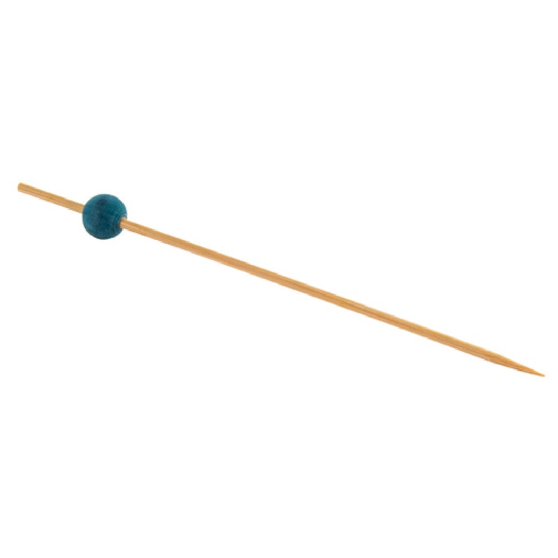 FOH AST014BLB83 Servewise Disposable Picks 4-1/2 Blue Ball On Top