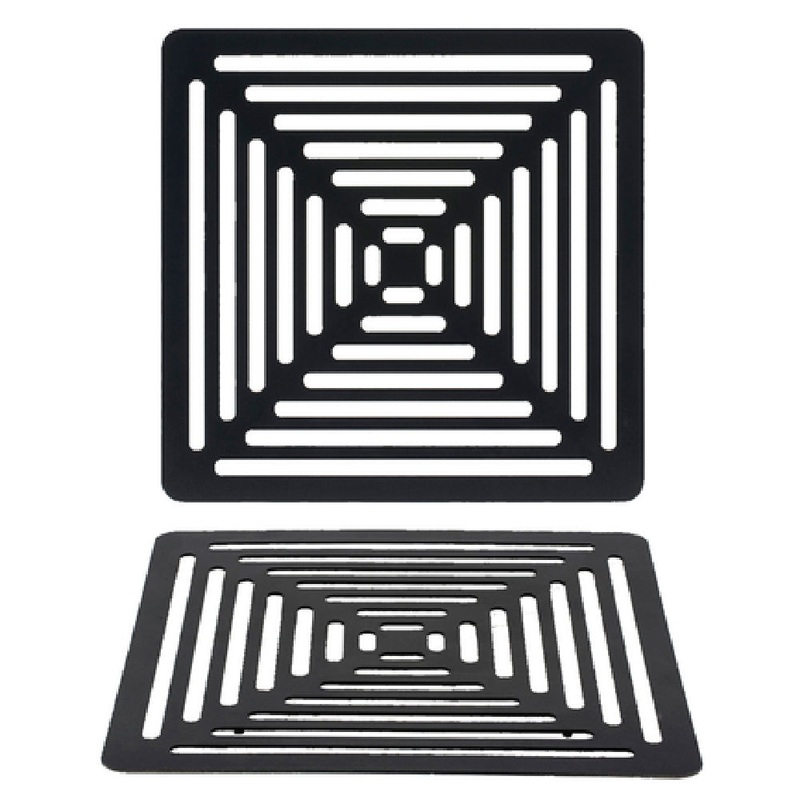 FOH BHO081BKS20 B Buffet Building Blocks Grill Plate 8-1/4 W X 8-1/4 D