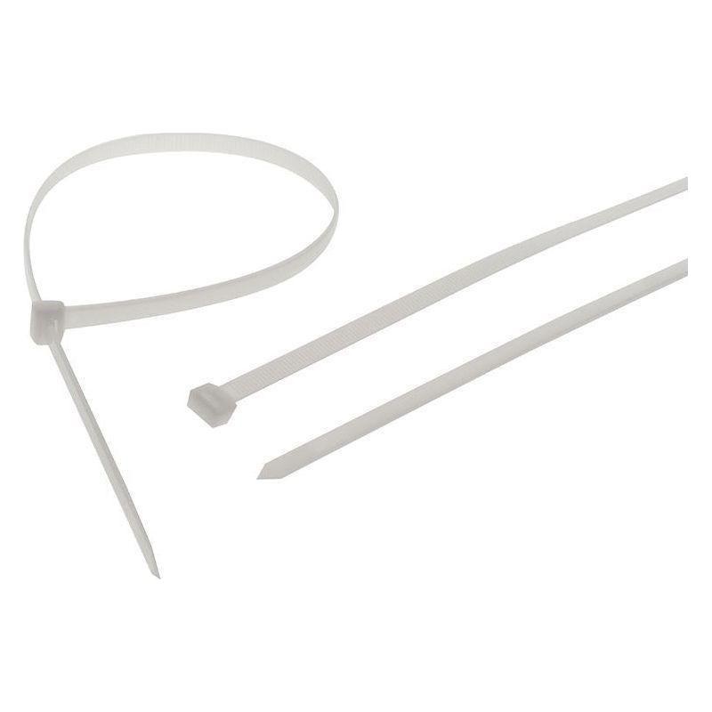 Faithfull Heavy-Duty Cable Ties White 9.0 x 905mm (Pack 10)
