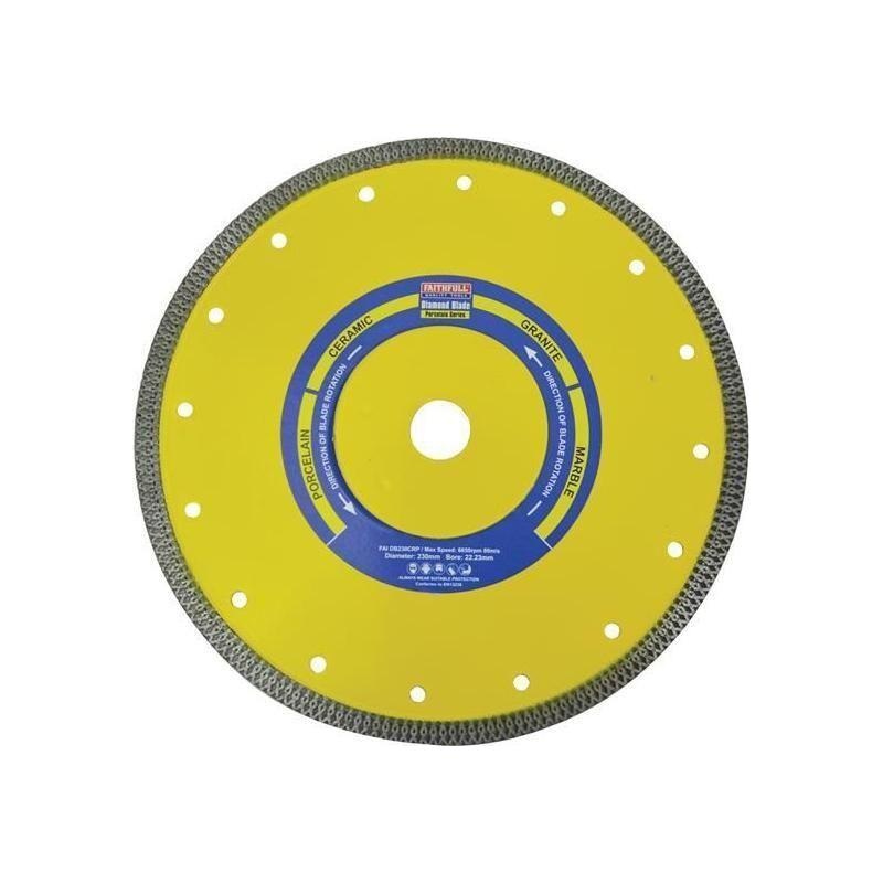 Faithfull Porcelain Diamond Blade 230 x 22.23mm