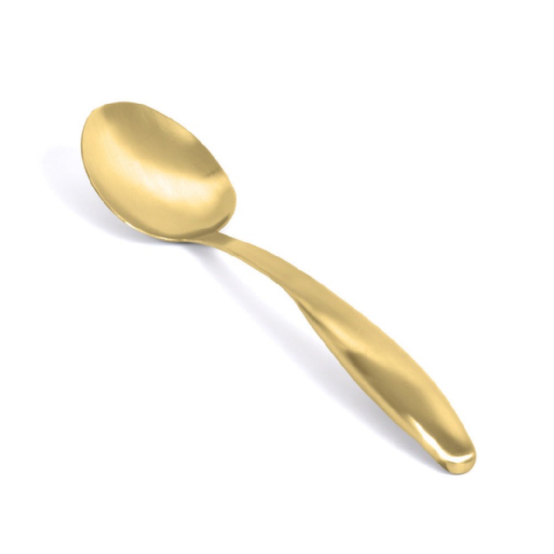 FOH BUT033GOS23 Serving Spoon 13-1/2 Brushed Stainless Steel