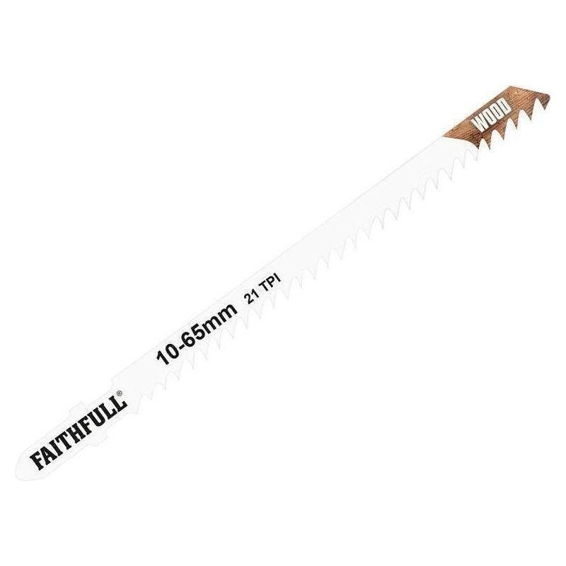 Faithfull Wood Jigsaw Blades Pack of 5 T301CD