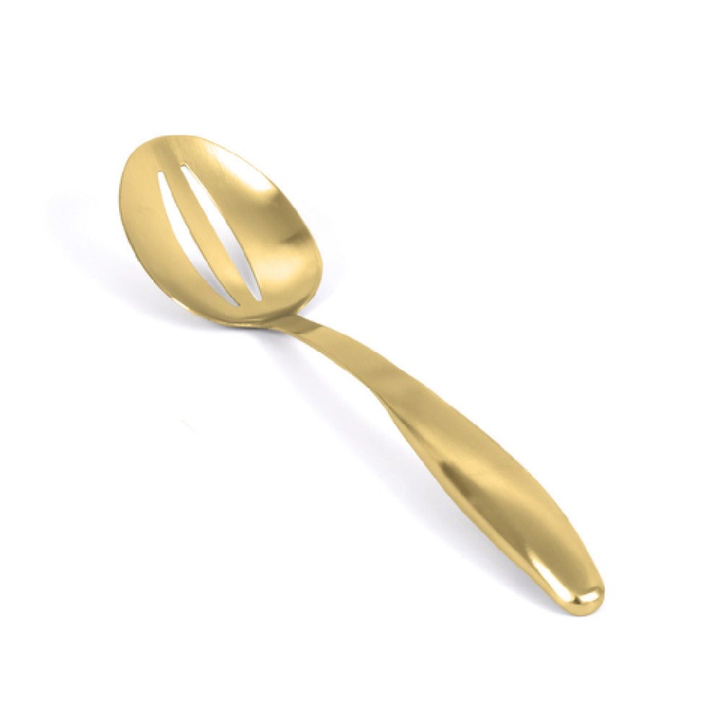 FOH BUT034GOS23 Slotted Spoon 13-1/2 Brushed Stainless Steel