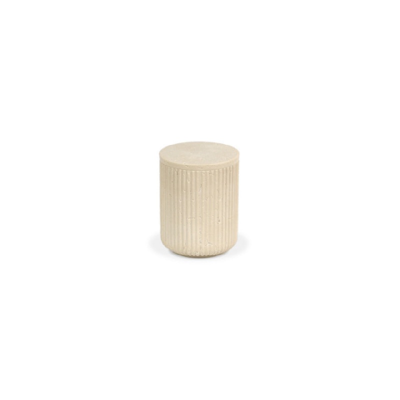 FOH RJR033BER12 Storage Jar Round Sandstone Resin