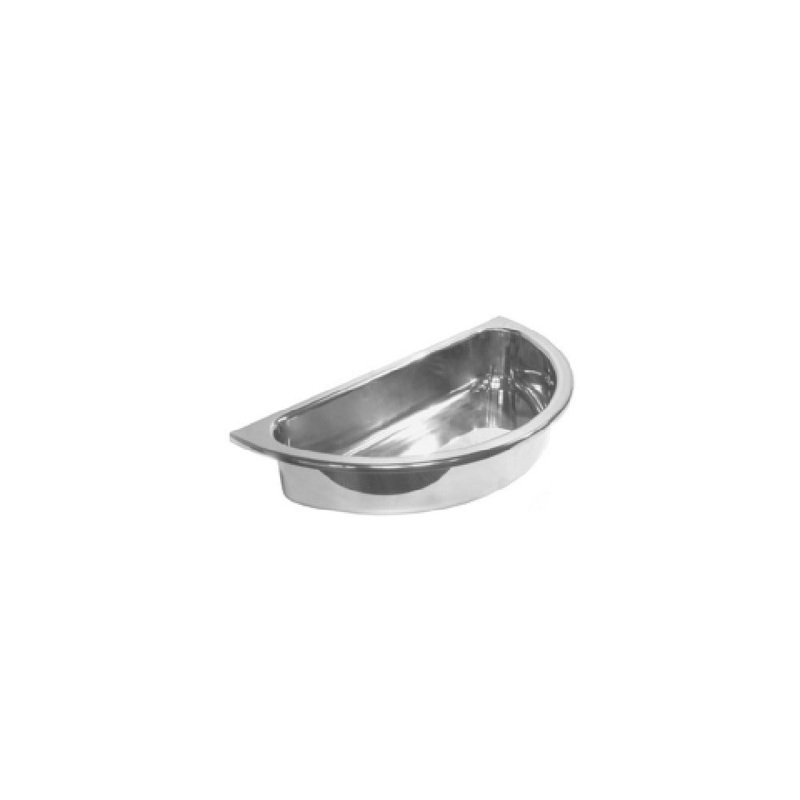 FOH BHO157MUS10 Smart Buffet Ware Food Pan 15 Half Round X 3