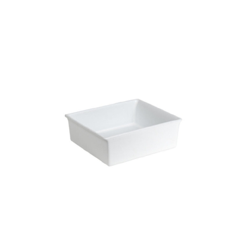FOH BBO043WHU18 Smart Buffet Ware Domino Coated Bowl 10.75 X 8.75 3.75