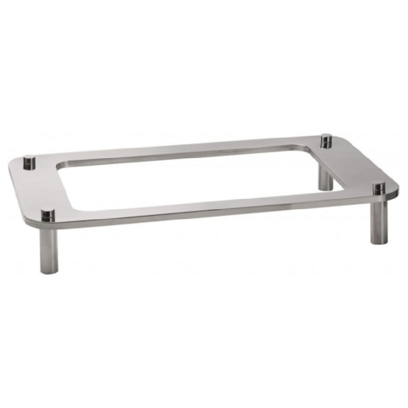 FOH BRI020MSS18 Smart Buffet Ware Domino Stackable Stand 24.25 X 13.75 X 4H