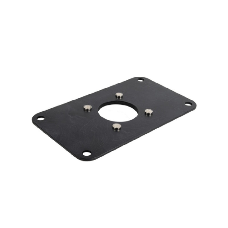 FOH BTC042BKW18 Smart Buffet Ware Domino Magnetic Platform 24.25 X 14 Black