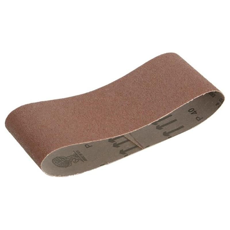 Faithfull Cloth Sanding Belt 400 x 60mm 120G (Pack 3)