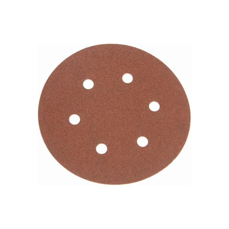 Faithfull Hook & Loop Sanding Disc DID2 Holed 150mm x 60G (Pack 25)