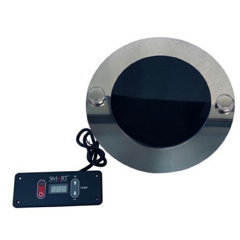 FOH BTC021BKF18 Smart Buffet Ware StellarVolt Induction Warmer Magnetic Adapter Set