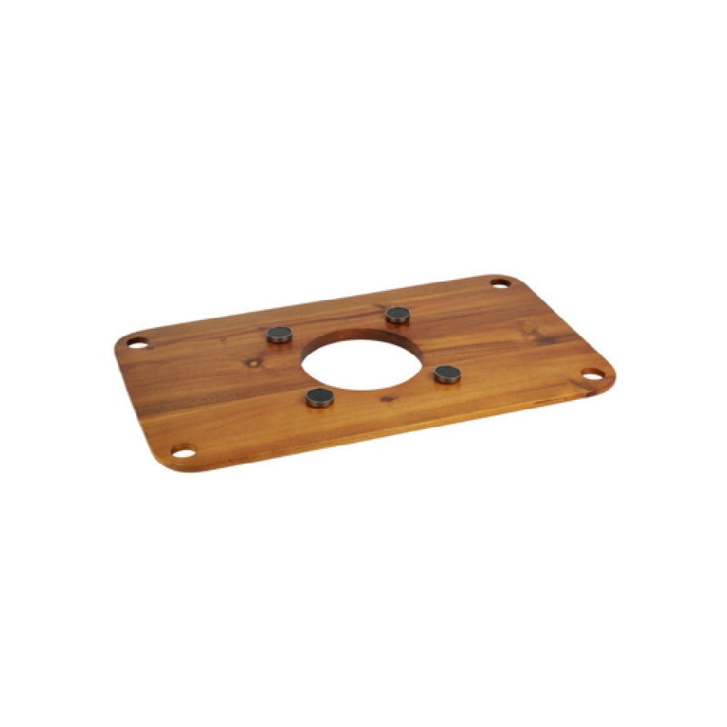 FOH BTC042NAW18 Smart Buffet Ware Domino Magnetic Platform 24.25 X 14 Natural