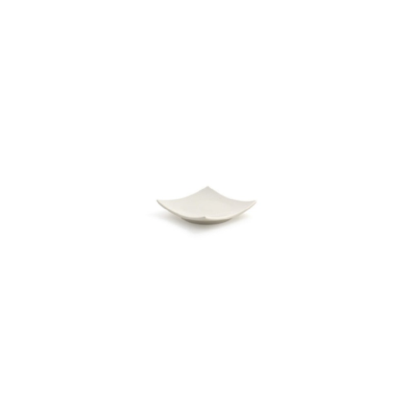 FOH DAP037BEP23 Origami Plate 4 Square Eurowhite