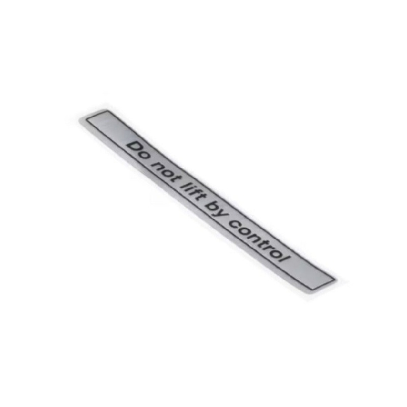 Alfa H-957 Label/Sticker Do Not Lift By Control For Hobart HS Series Slicers Hobart 00-916957-00050