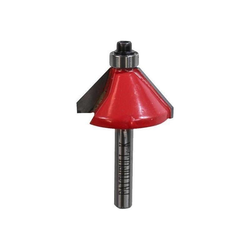 Faithfull Router Bit TCT 45 Chamfer 1/4in Shank