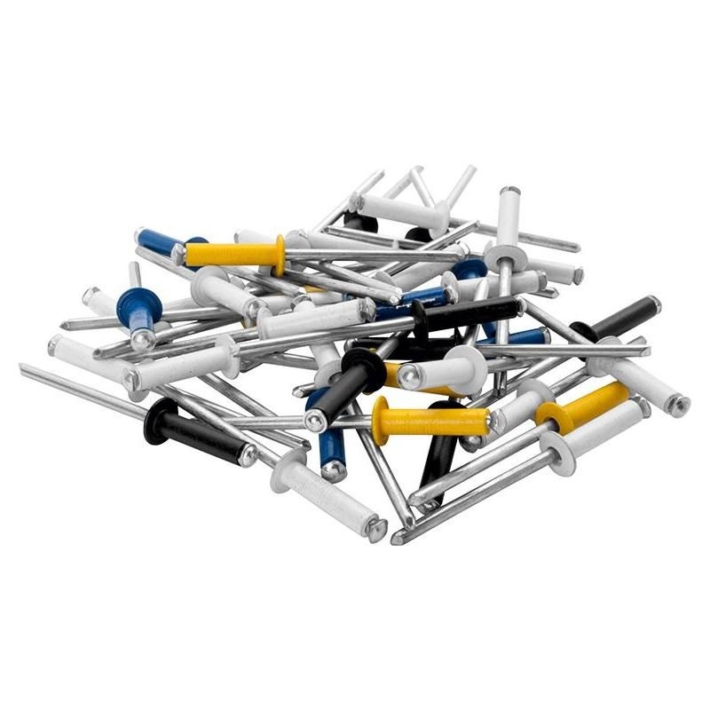 Rapid Automotive Rivets 4.8 x 16mm 4 Colours Blister of 32