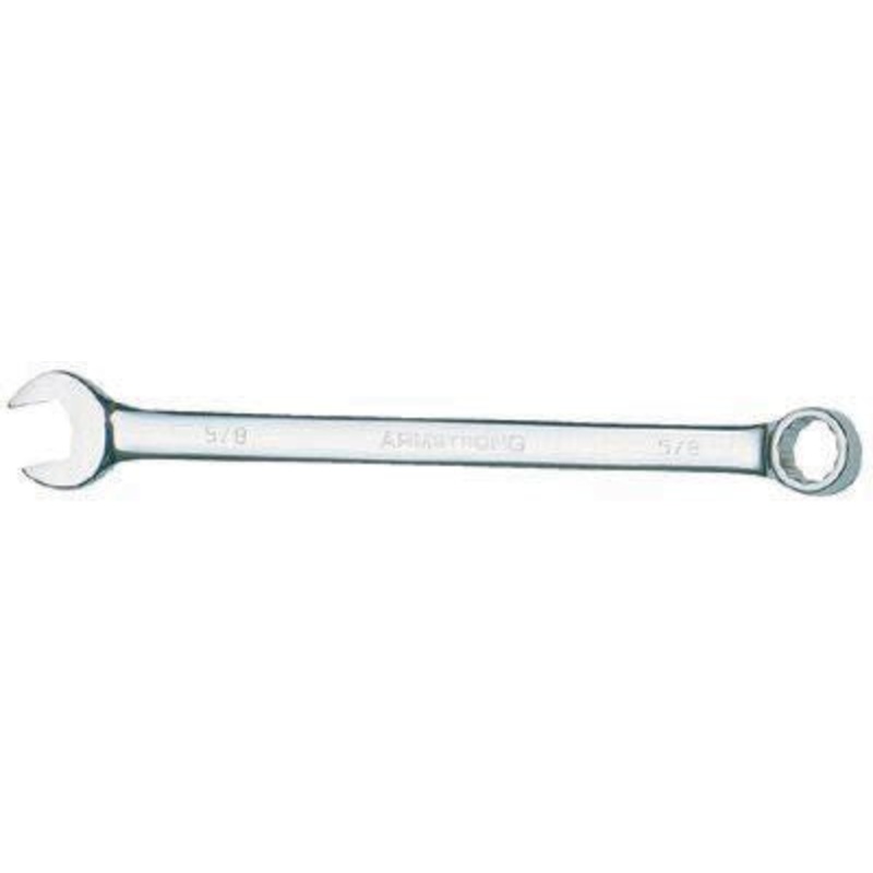 1, 6 Point Combination Wrench, 14 Length, Chrome Finish