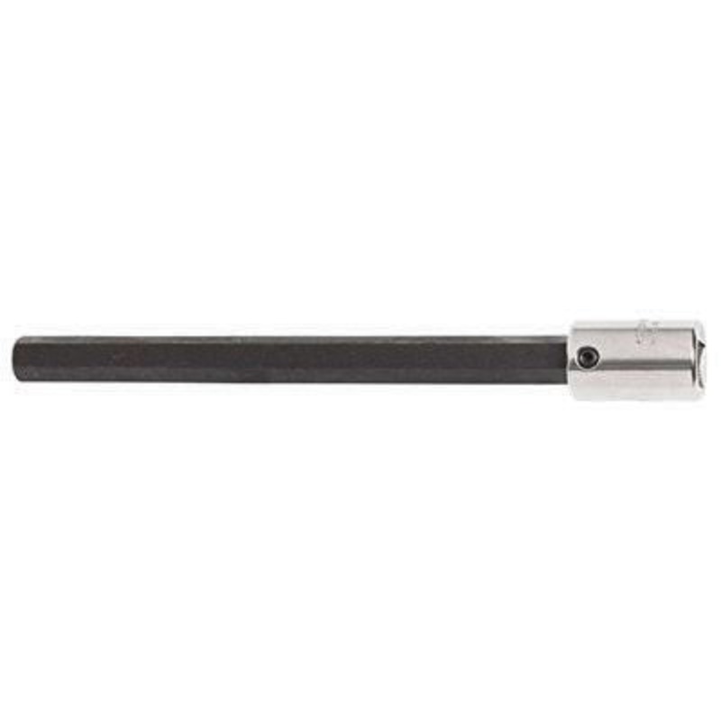 3/8 Drive, 1/4 Hex Bit, 6 3/32 Length, Nickel Chrome Finish