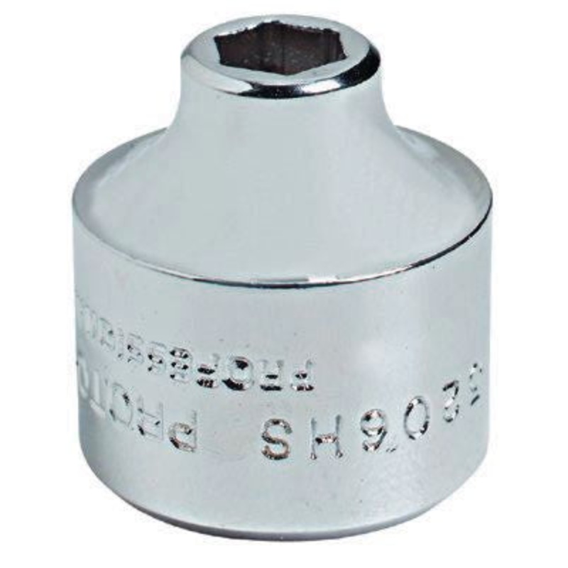 3/8'' Drive, Super Short Socket, 1/4''