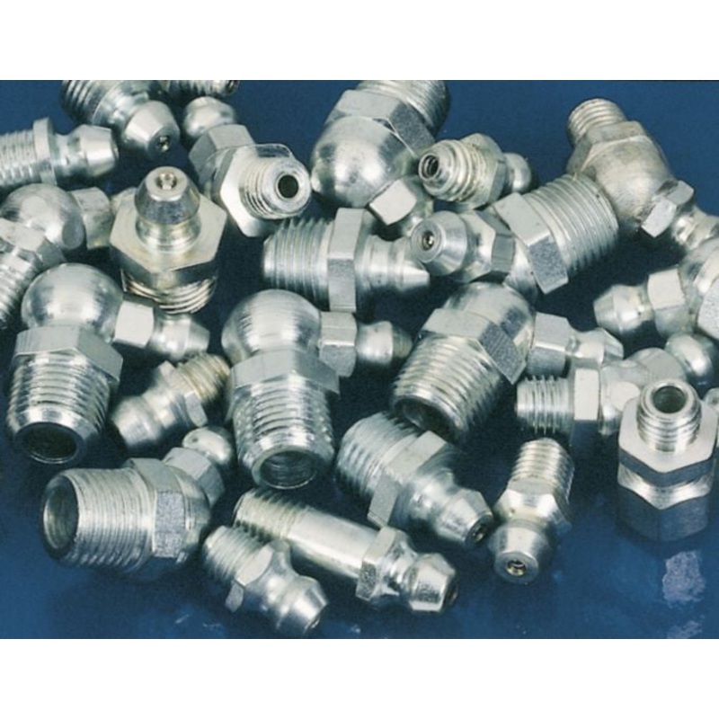 Assortment Grease Fittings, Ball Check Type