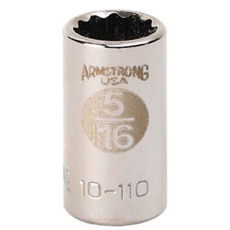 1/4'' Drive, Standard Socket, 1/4'', pk/5