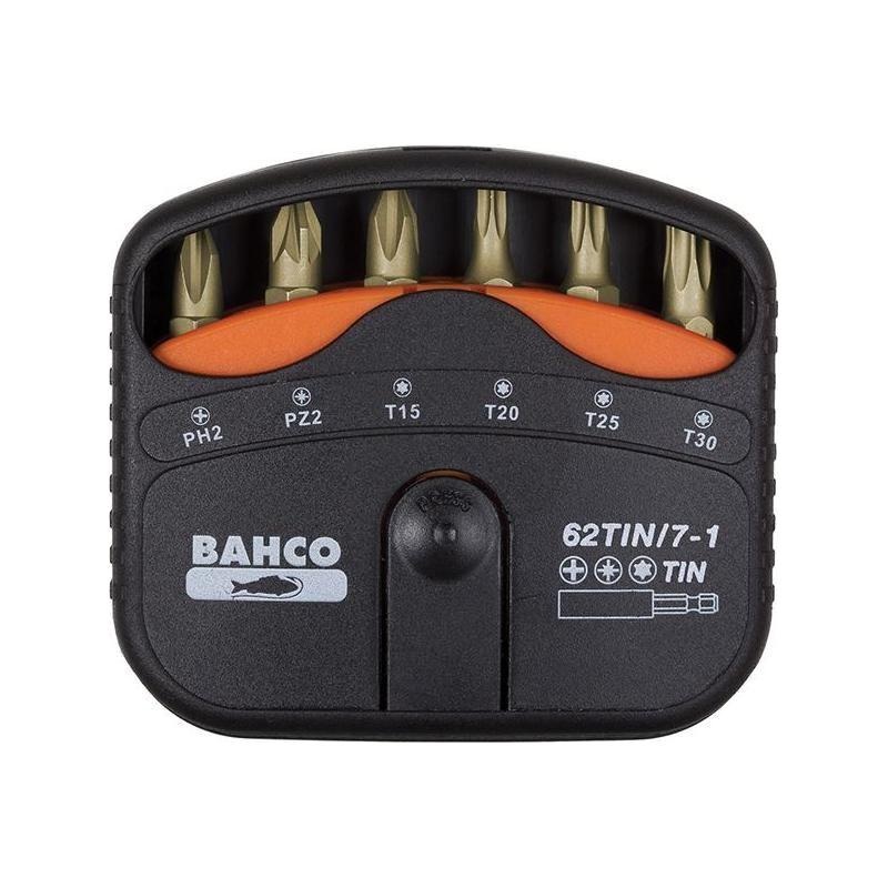 Bahco 62TIN/7-1 TiN Bit Set, 7 Piece
