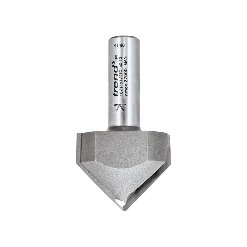 Trend 10/11 x 1/2 TCT V-Groove Chamfer 45 19.0 x 38mm