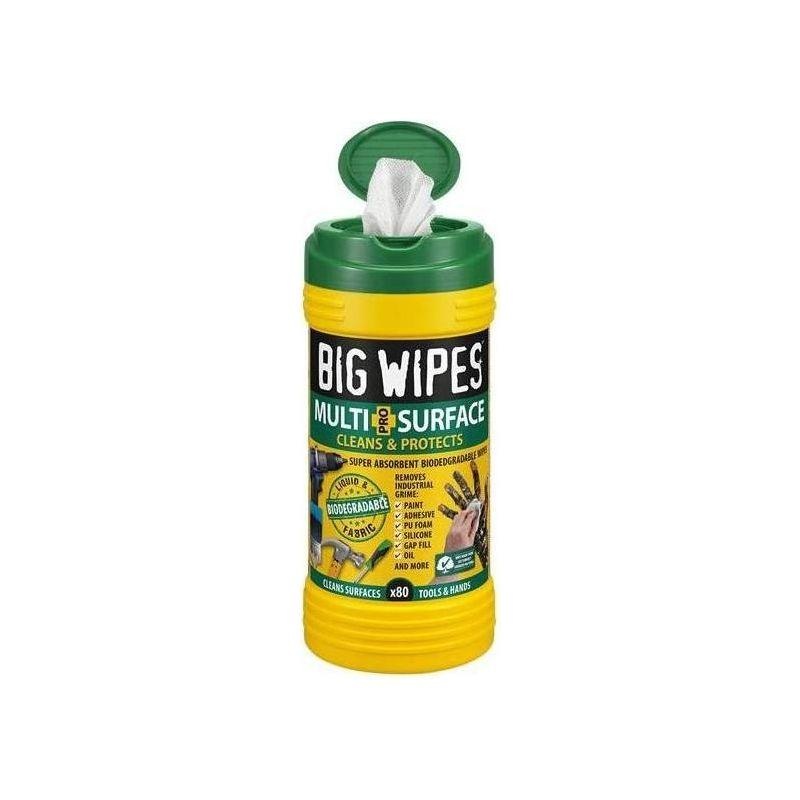 Big Wipes Multi-Surface Bio Pro+ Antiviral Wipes (Tub 80)