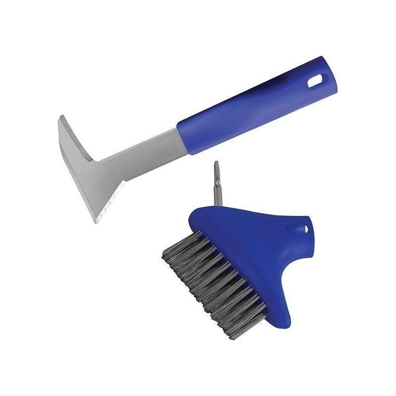 Faithfull Auto-Lock Patio Steel Brush & Weeder