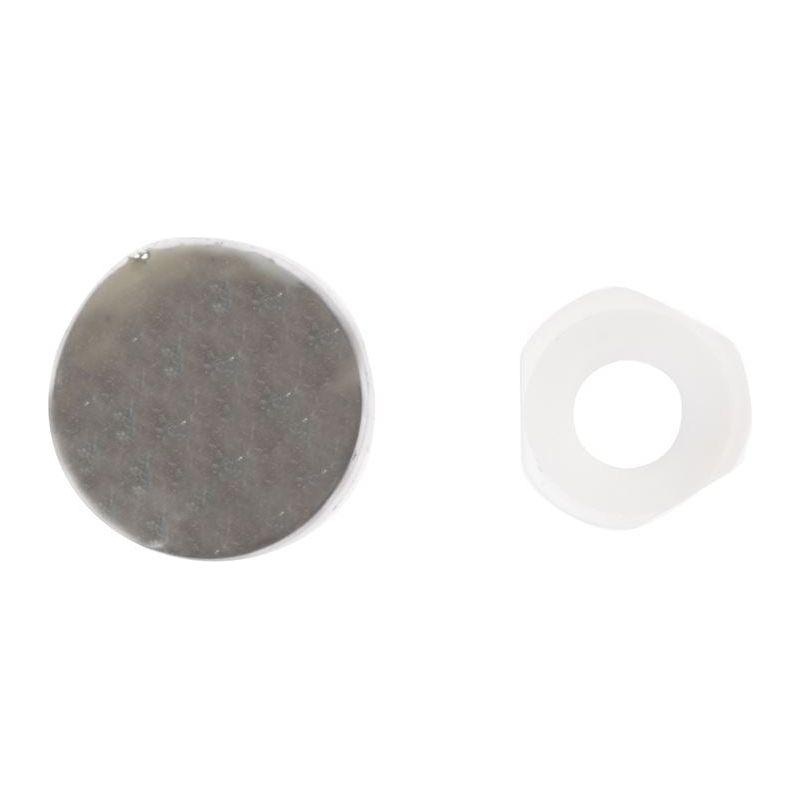 Forgefix Domed Cover Cap Chrome Coloured No. 6-8 Bag 25